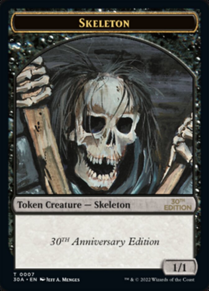 Skeleton card front