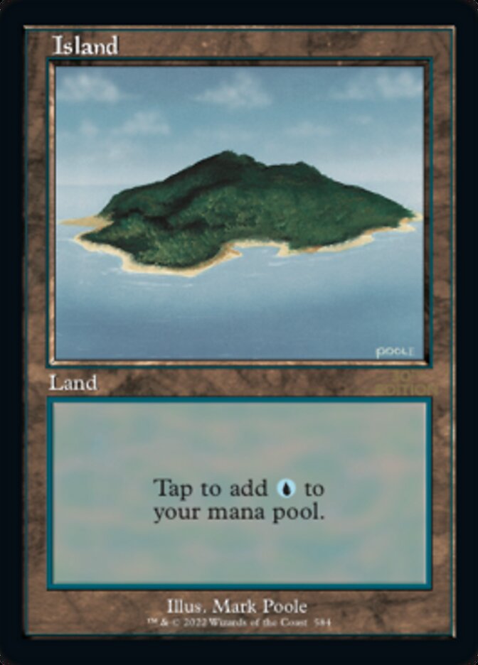 Island card front