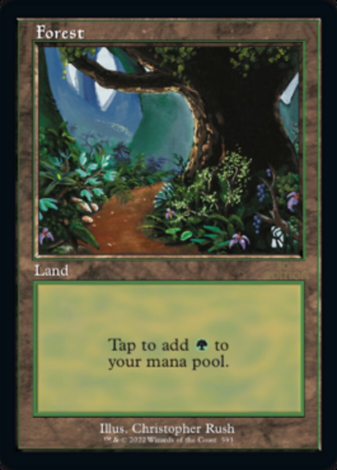 Forest card front