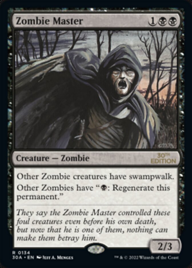 Zombie Master card front