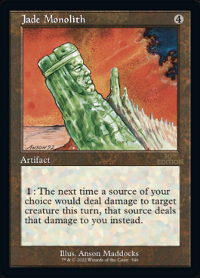 Jade Monolith card front