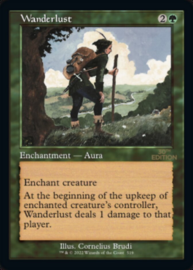 Wanderlust card front