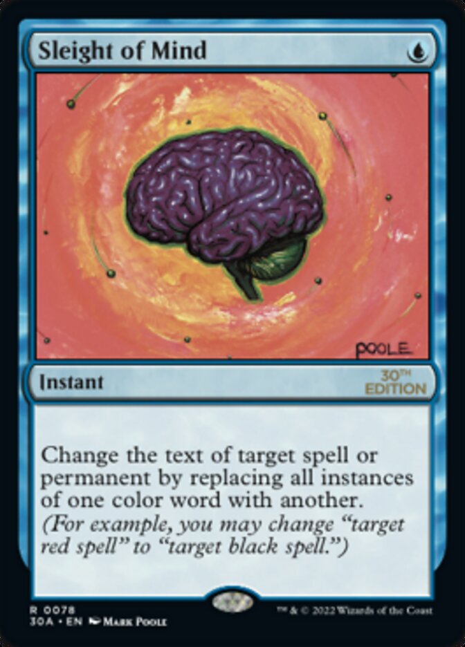 Sleight of Mind card front