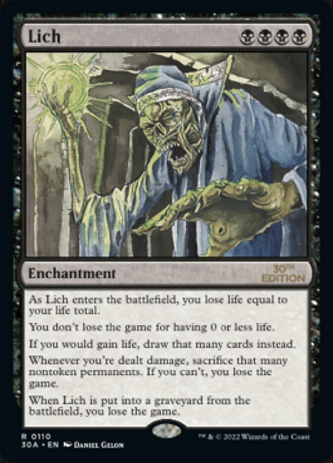 Lich card front