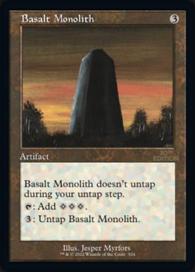 Basalt Monolith card front