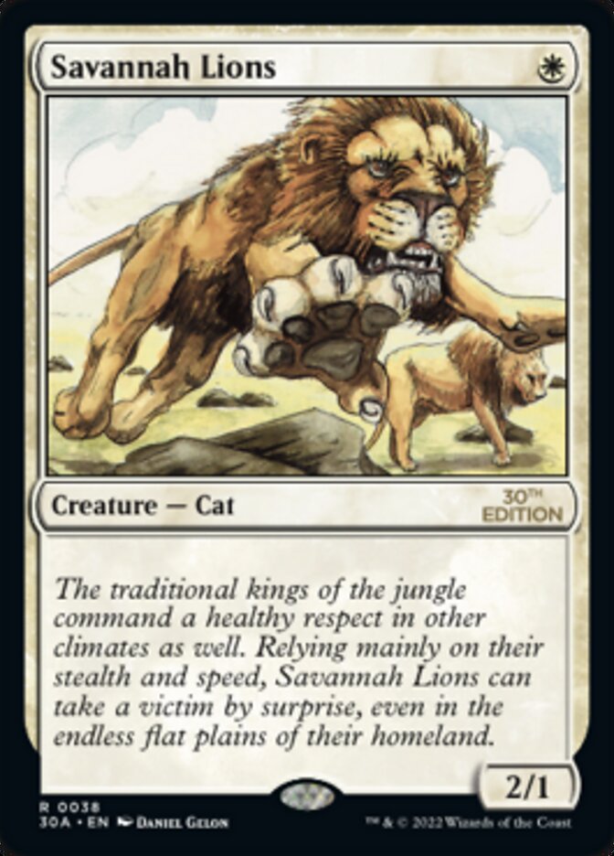 Savannah Lions card front