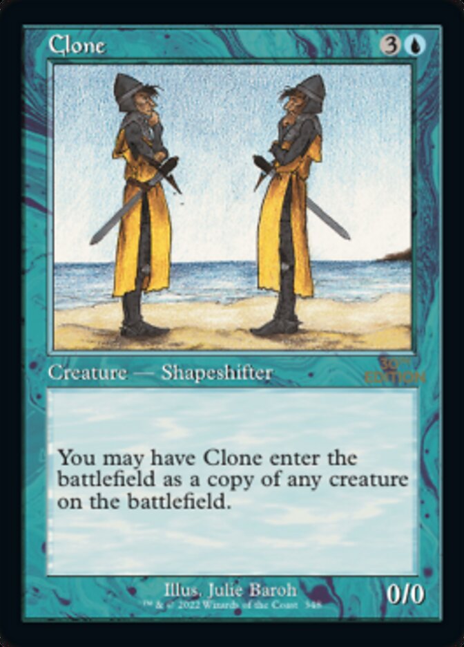 Clone card front