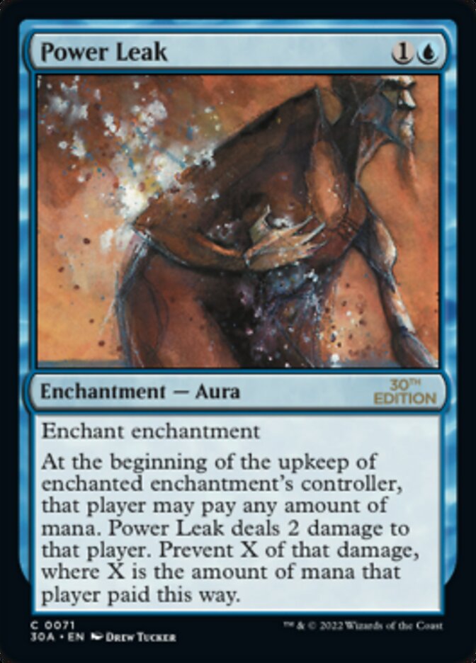 Power Leak card front