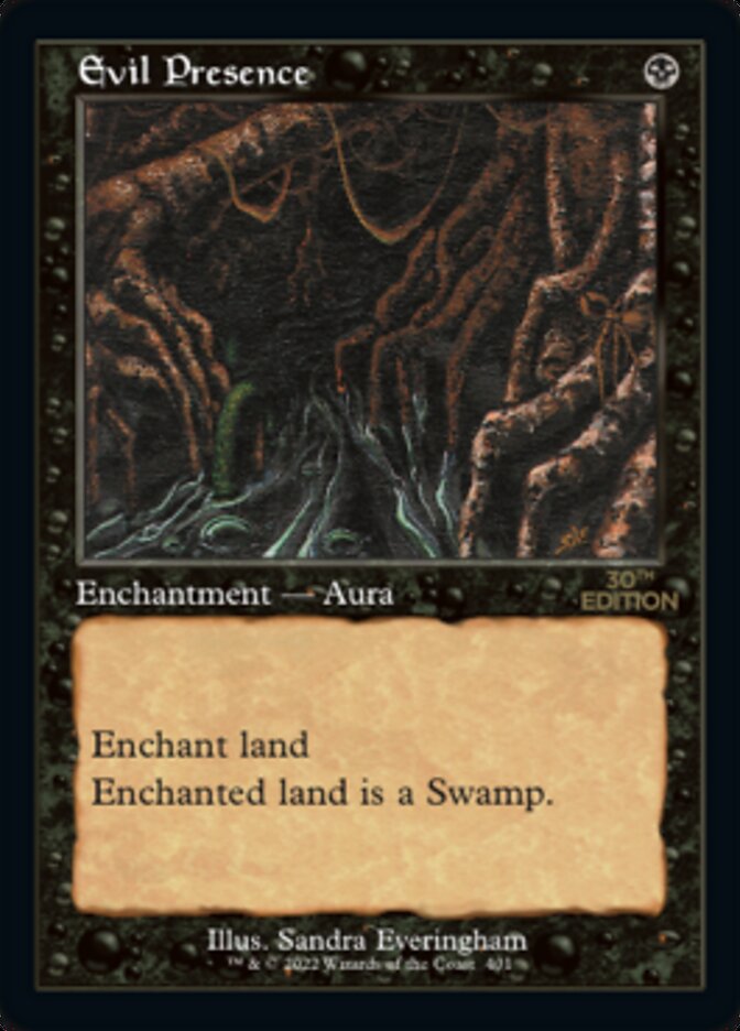Evil Presence card front