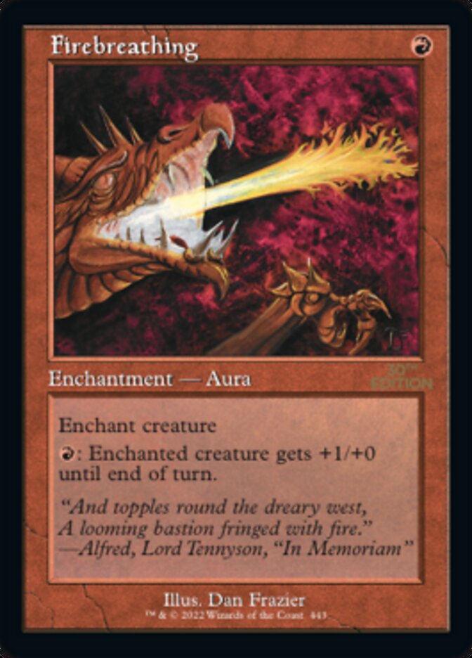 Firebreathing card front