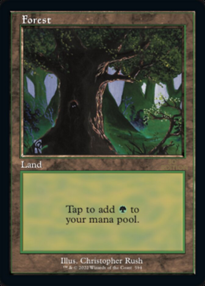 Forest card front