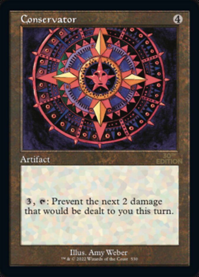 Conservator card front