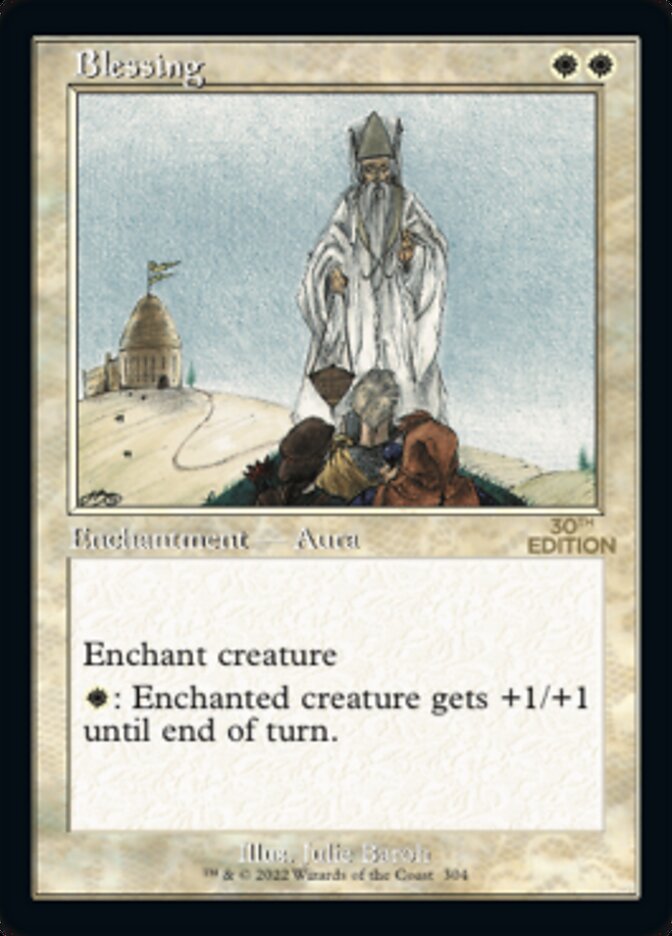 Blessing card front