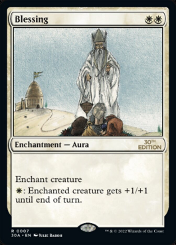 Blessing card front