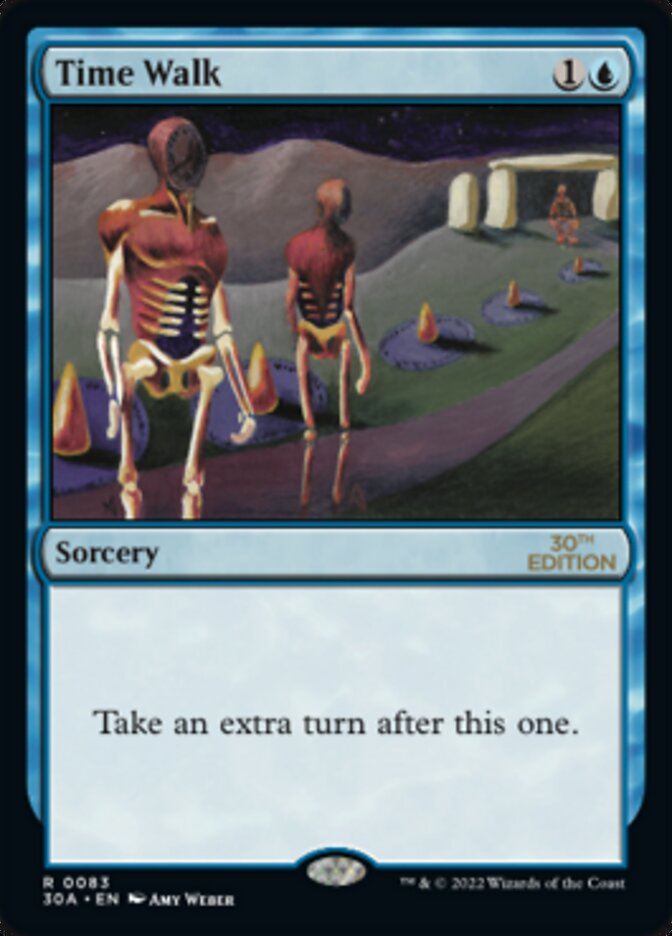 Time Walk card front