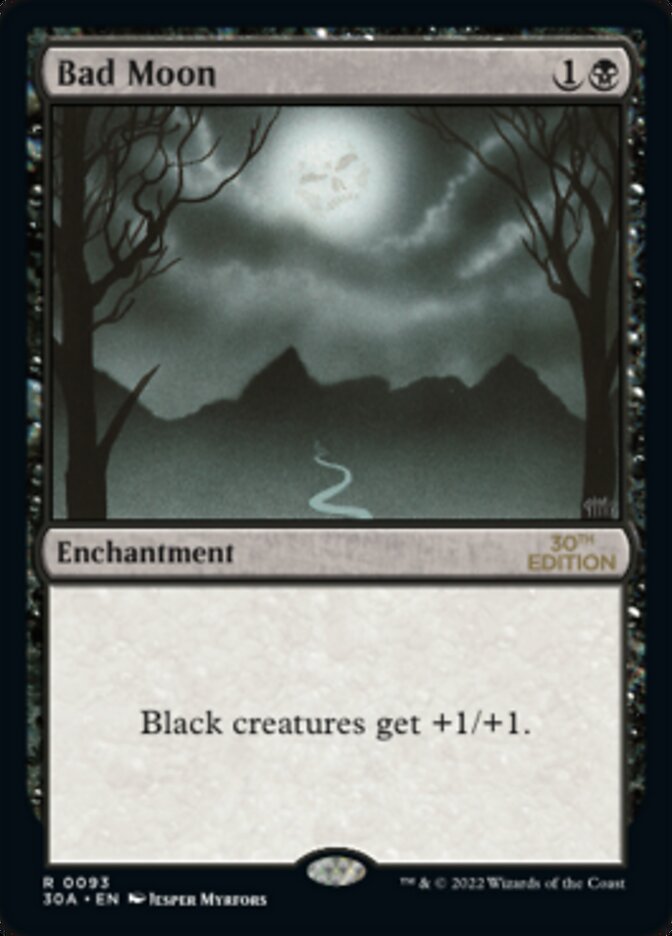 Bad Moon card front