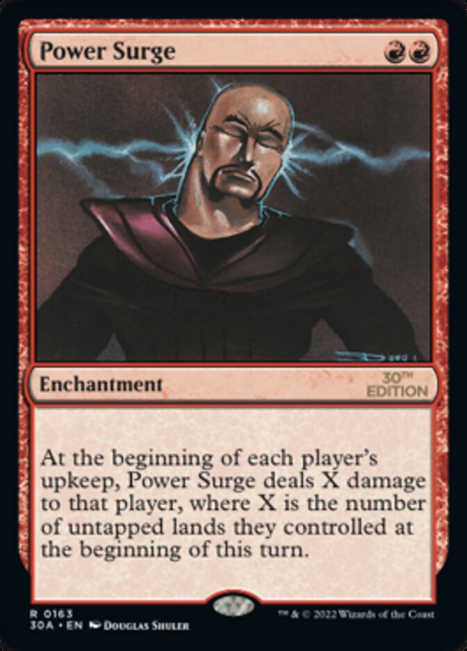 Power Surge card front