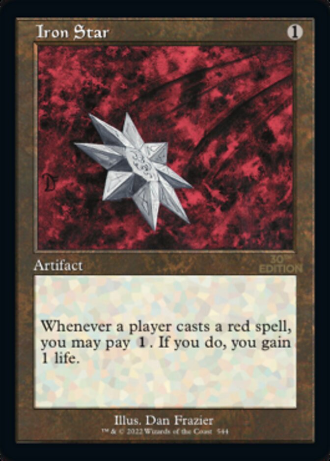 Iron Star card front