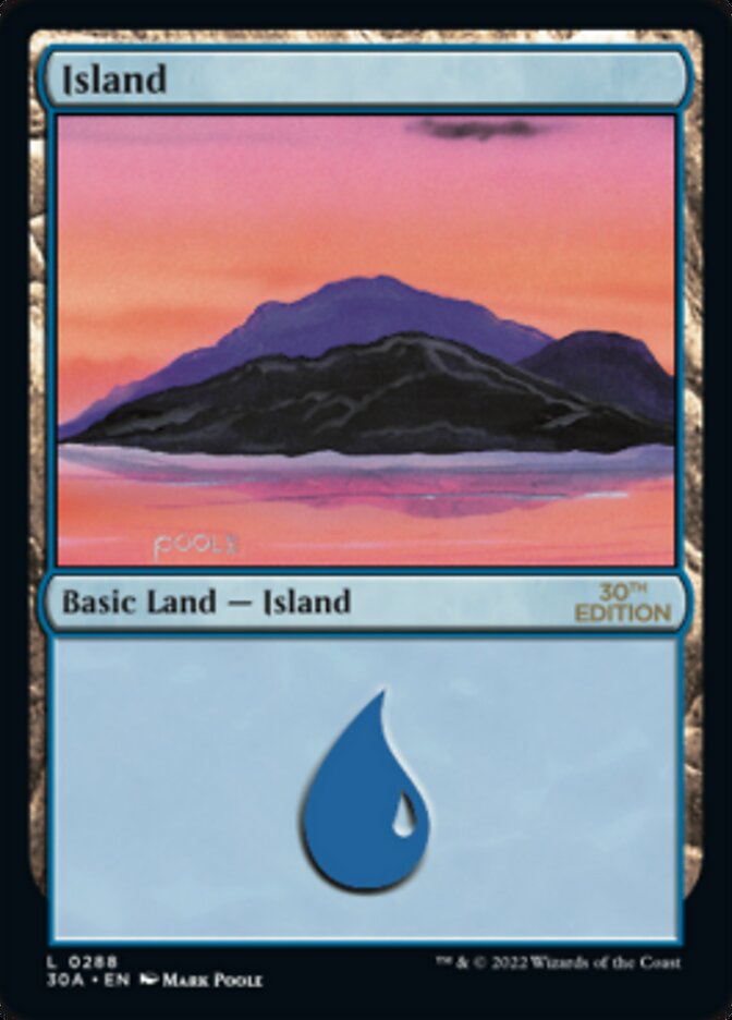 Island card front