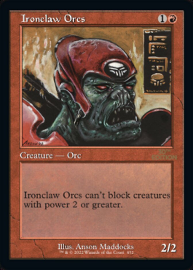Ironclaw Orcs card front