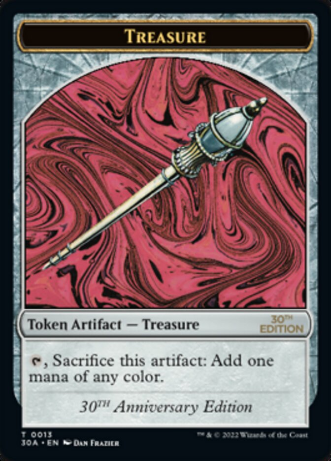 Treasure card front