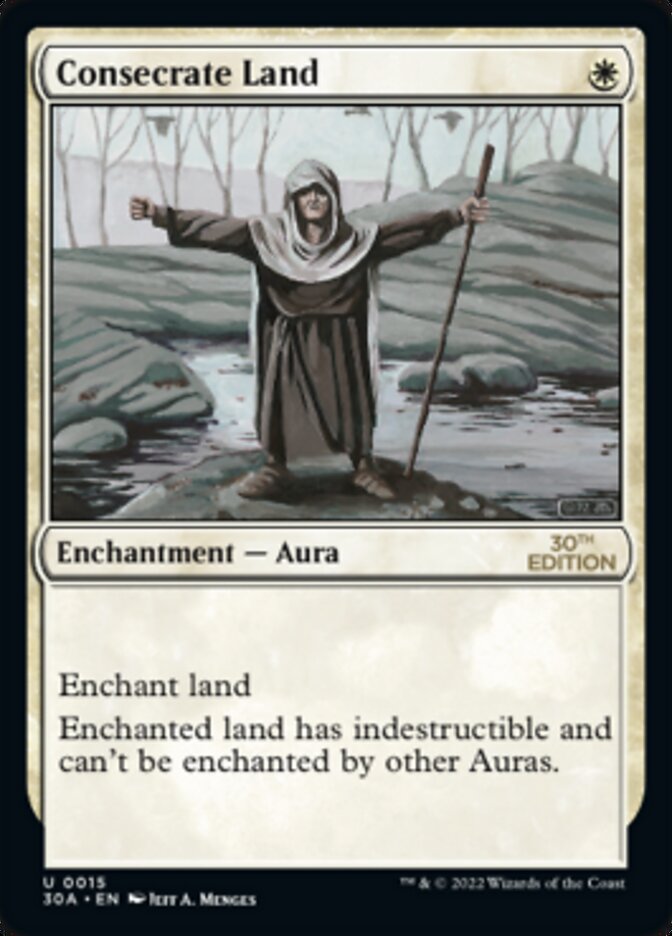 Consecrate Land card front