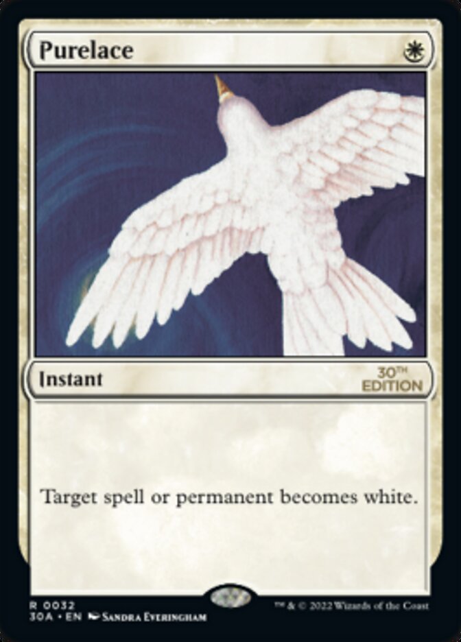 Purelace card front