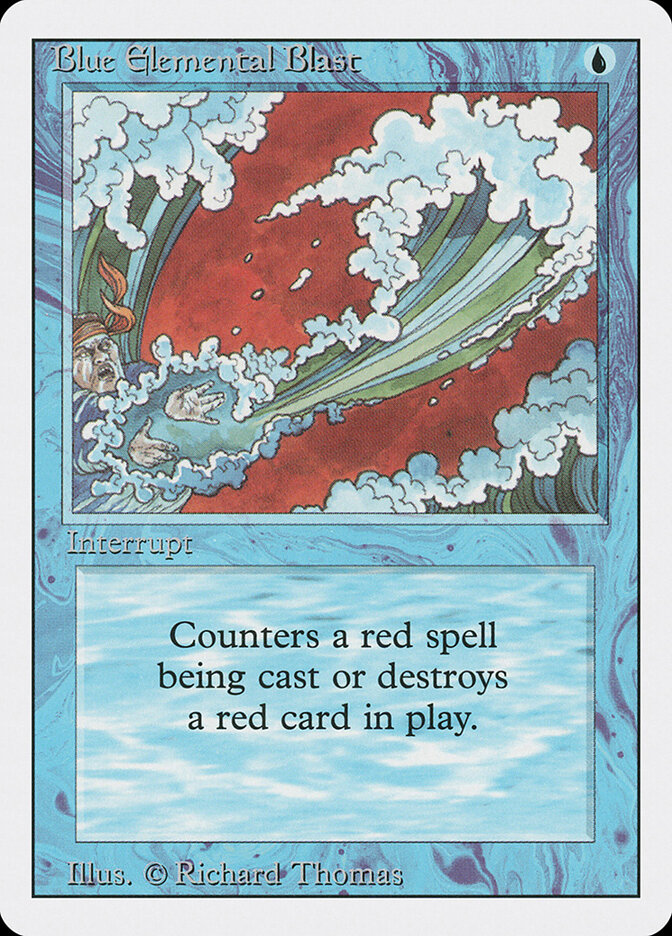 Blue Elemental Blast card front