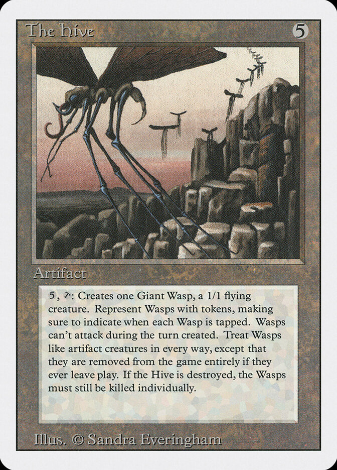 The Hive card front