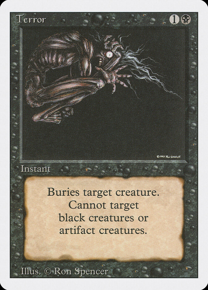 Terror card front
