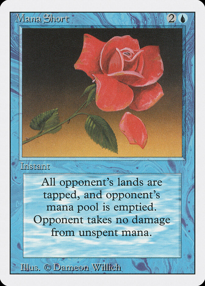 Mana Short card front