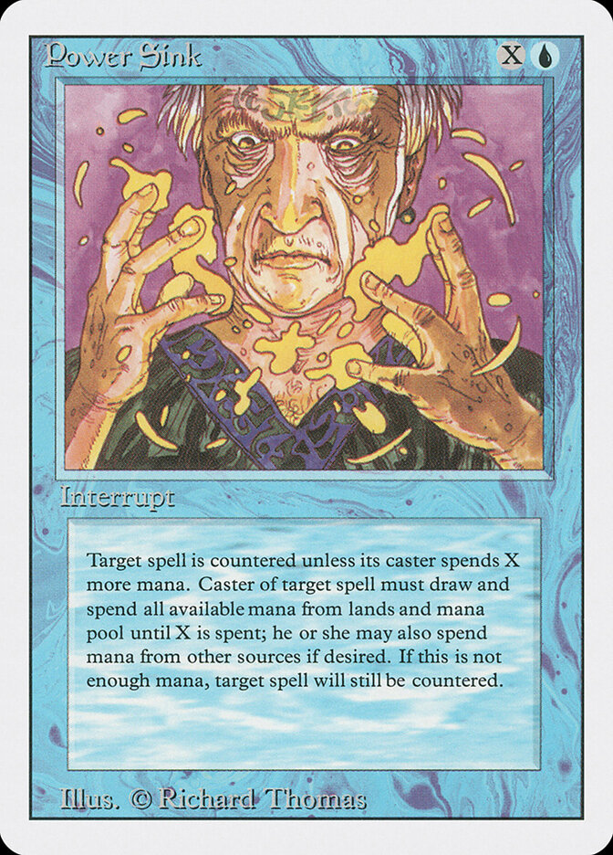 Power Sink card front