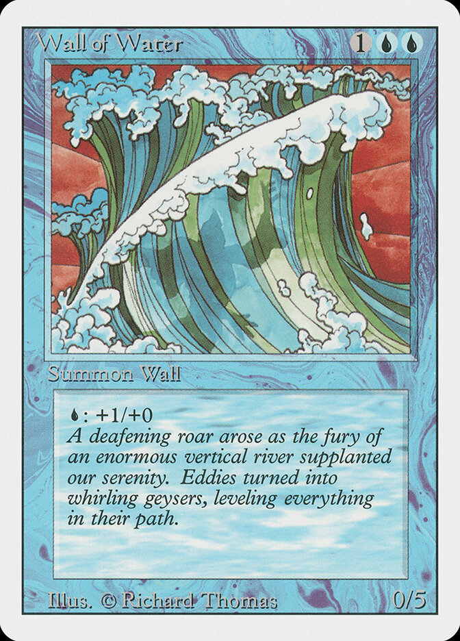 Wall of Water card front