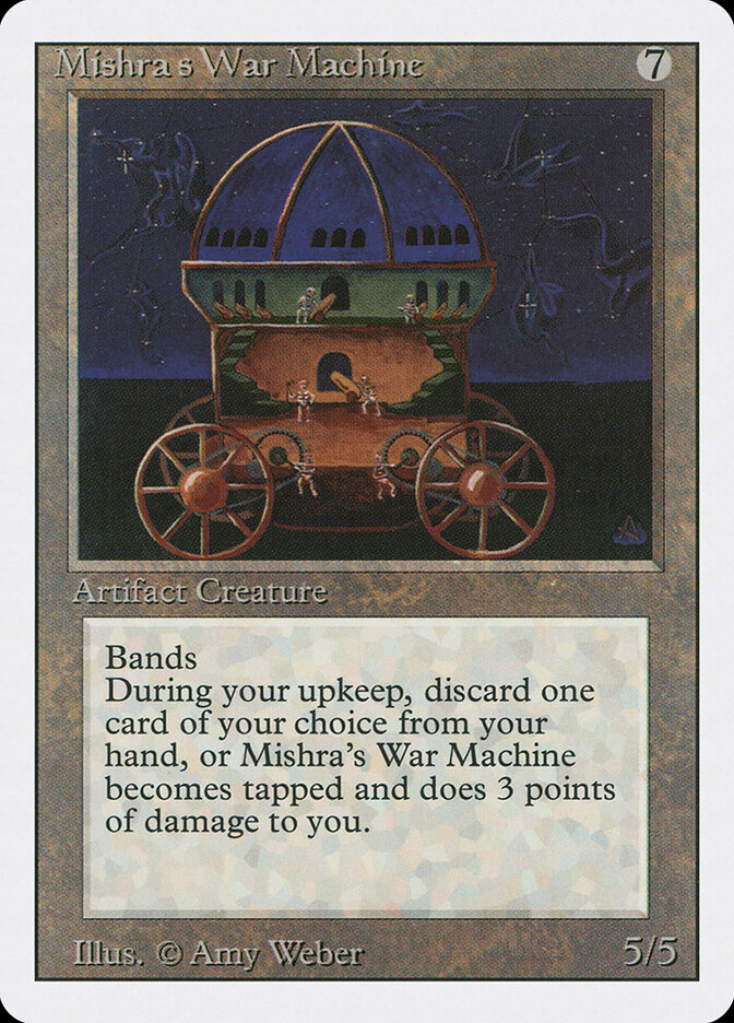 Mishra's War Machine card front