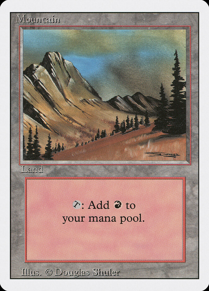 Mountain card front