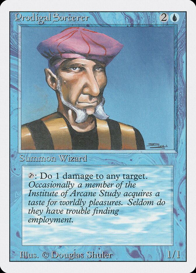 Prodigal Sorcerer card front