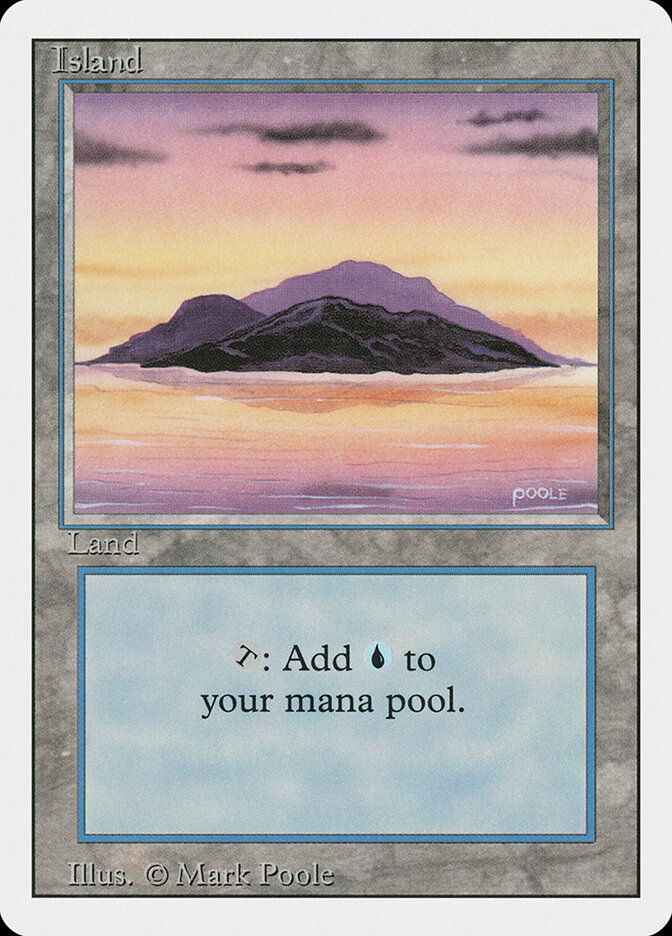Island card front