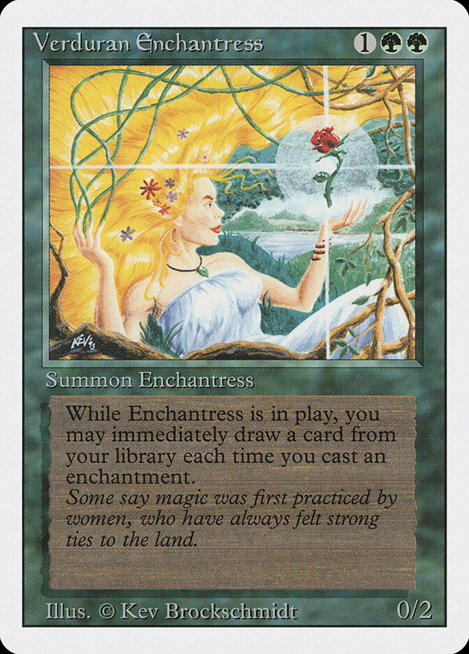 Verduran Enchantress card front
