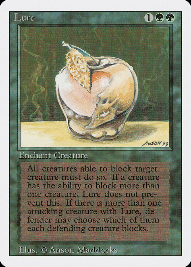 Lure card front