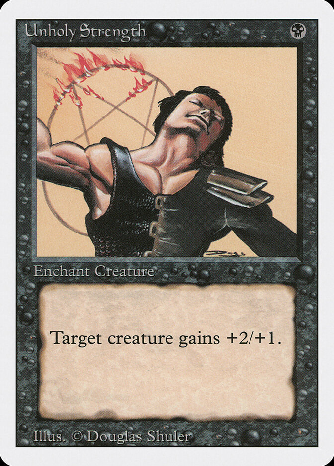 Unholy Strength card front