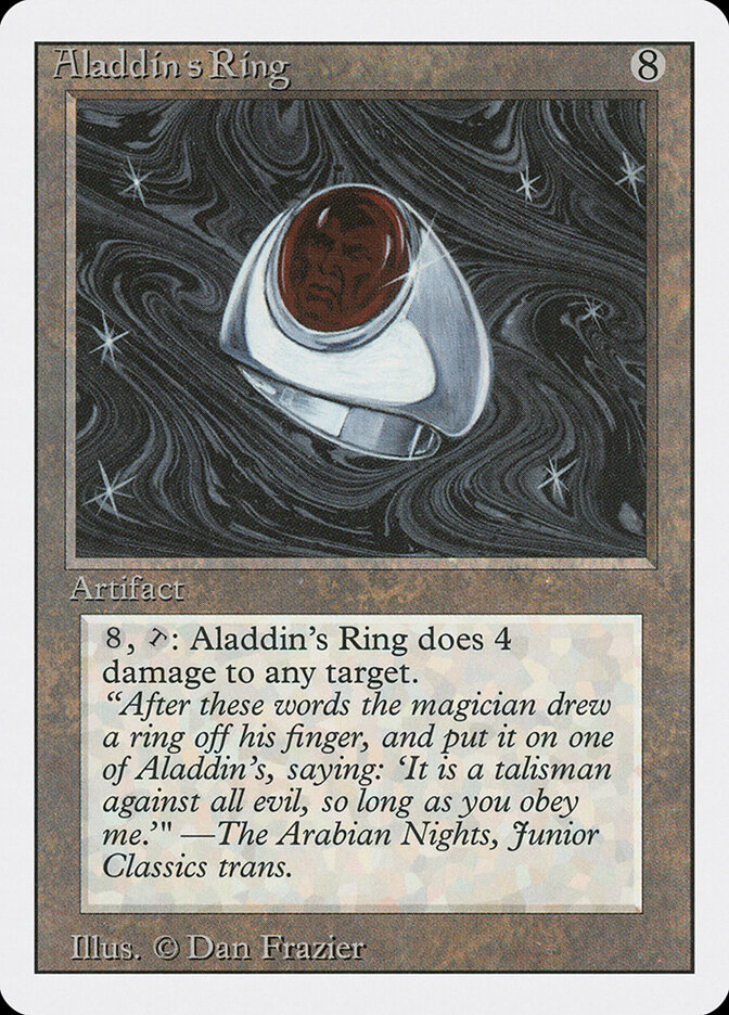 Aladdin's Ring card front
