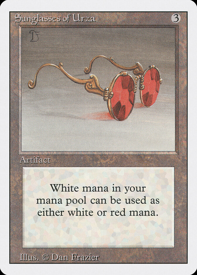 Sunglasses of Urza card front