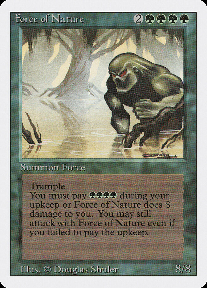 Force of Nature card front