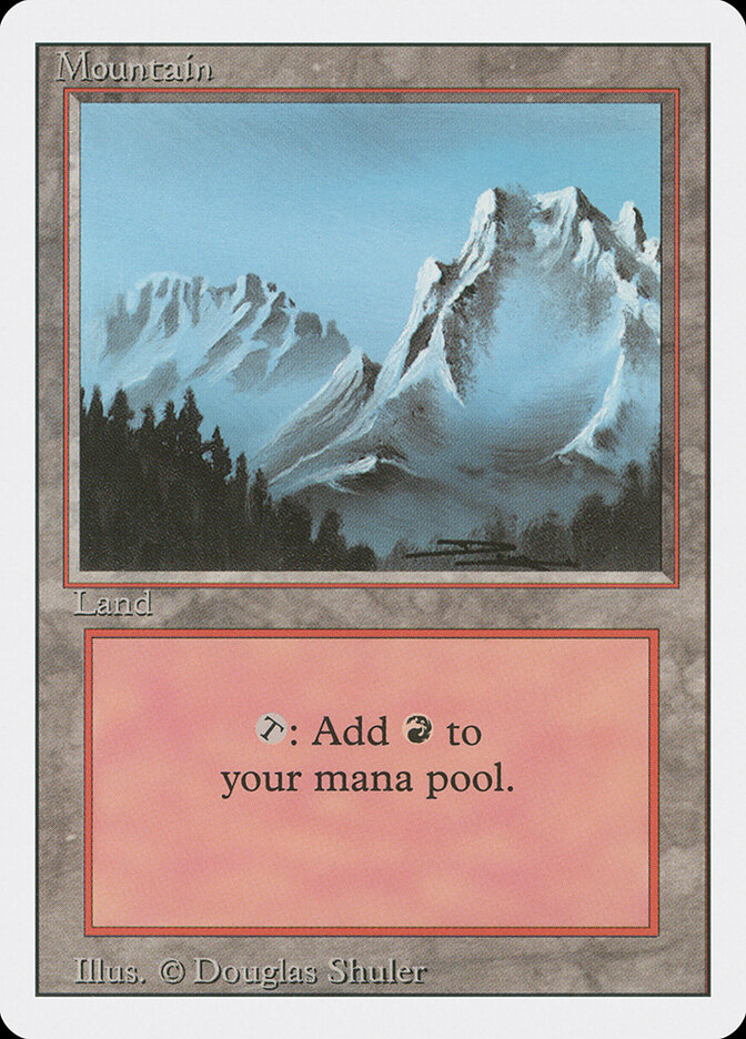 Mountain card front