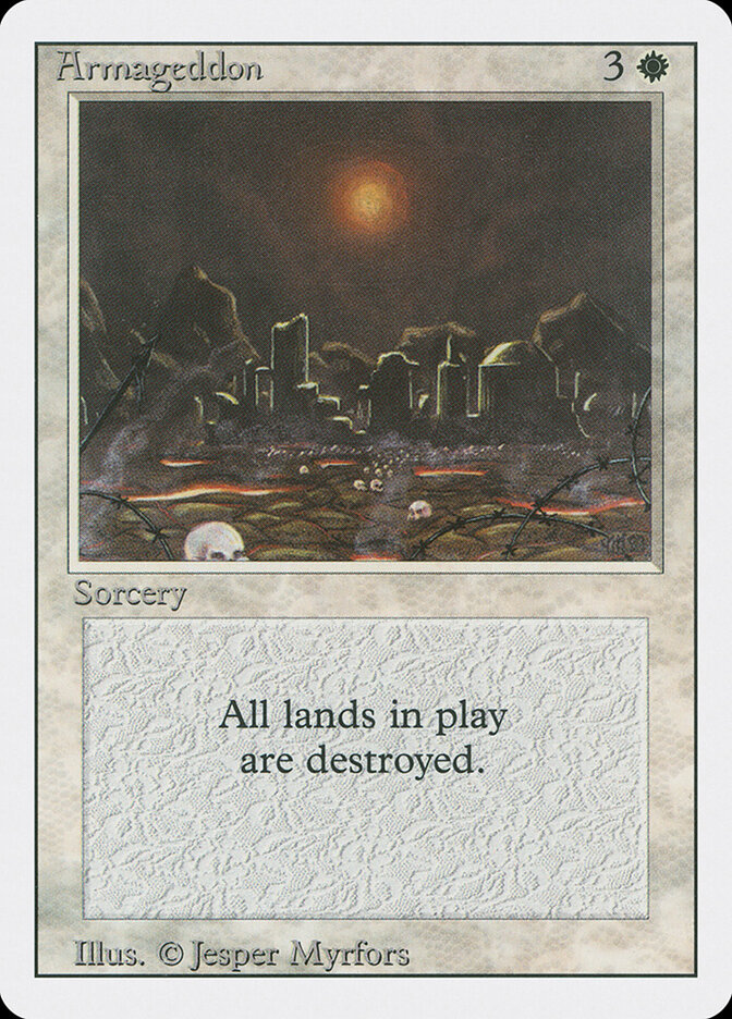 Armageddon card front