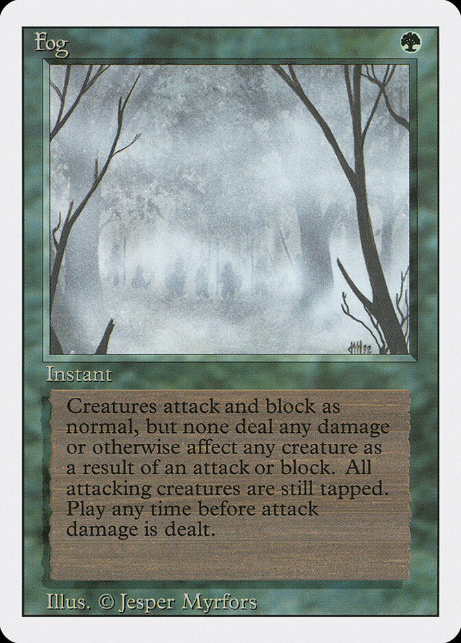 Fog card front