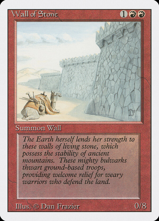 Wall of Stone card front