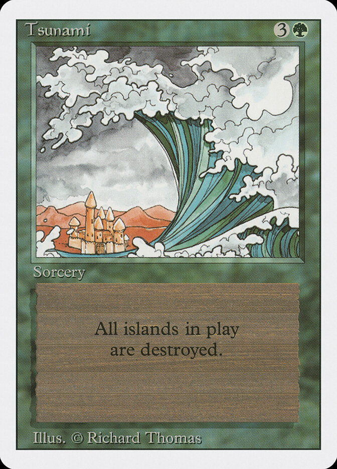 Tsunami card front