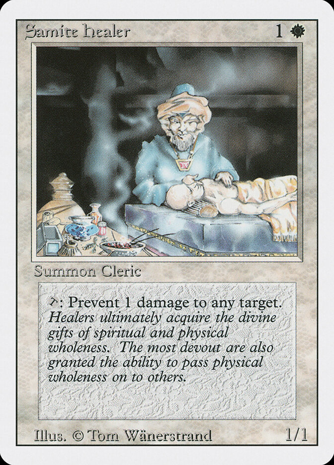 Samite Healer card front