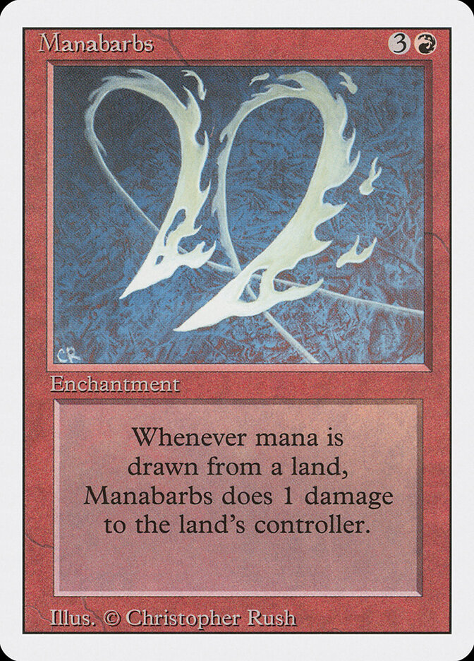 Manabarbs card front